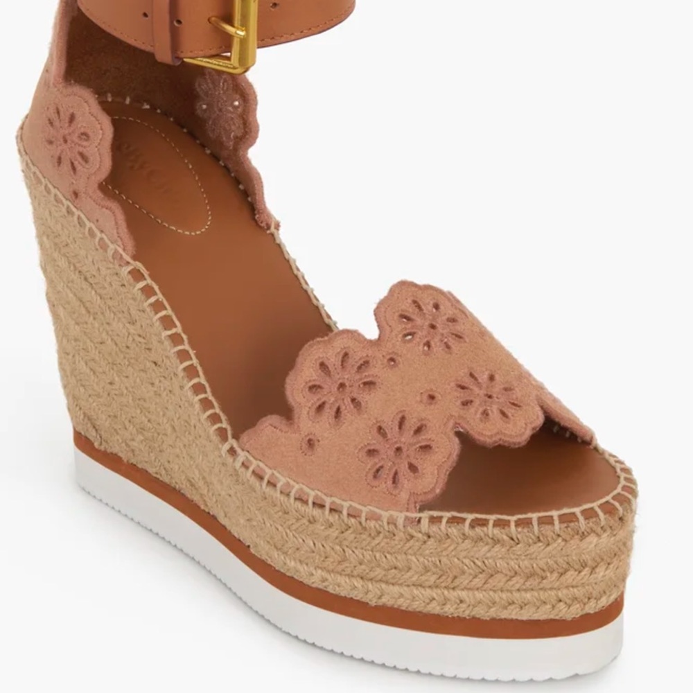 Chloe glyn wedge espadrille
